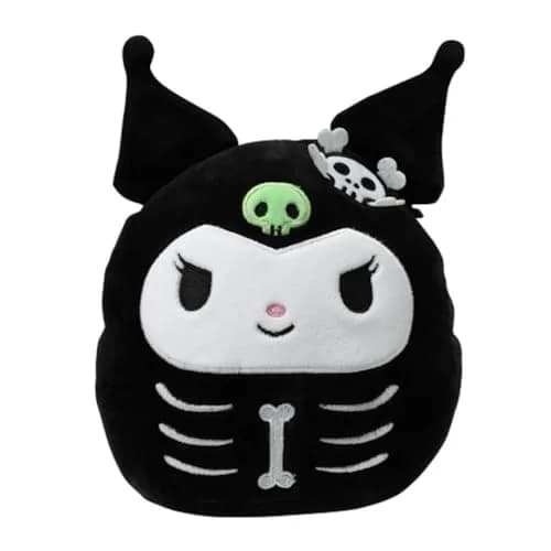 Squishmallows 6.5" Hello Kitty Kuromi Skeleton | Soft Plush Toy for Kids & Collectors thumbnail 1