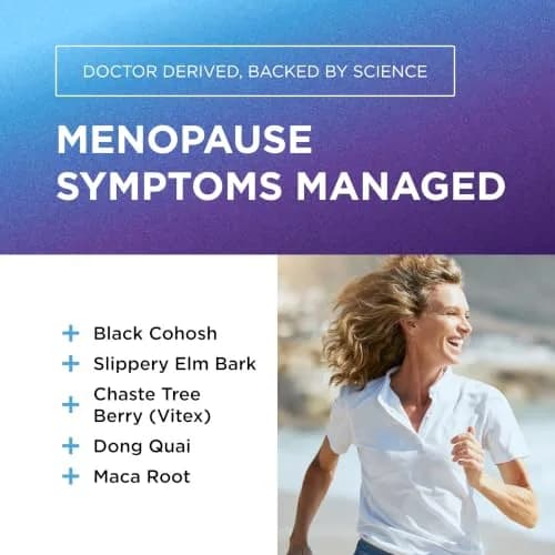 Dr. Emil Menopause Support, Herbal Blend, 60 Capsules | Hormone Balance & Symptom Relief thumbnail 3