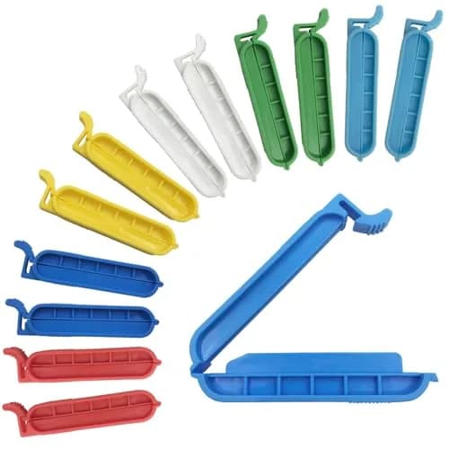 TXZWJZ Dialysis Bag Clamp Tubing Closure 60mm Multicolor Pack of 12 | Secure Sealing for Lab Use thumbnail 1