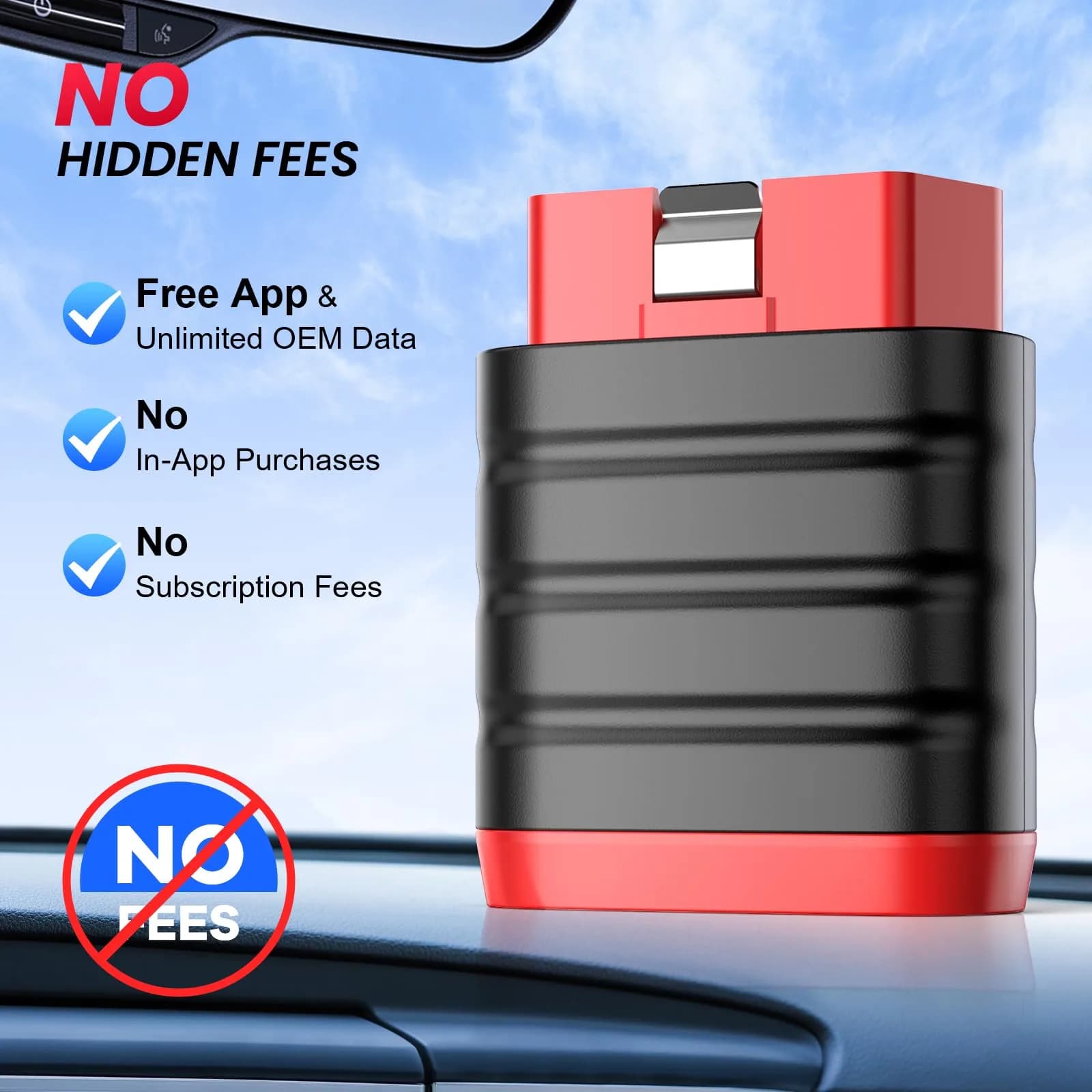 thinkcar Thinkdiag Mini Bluetooth OBD2 Scanner Diagnostic Tool | Full System Scan for iOS & Android - view 5