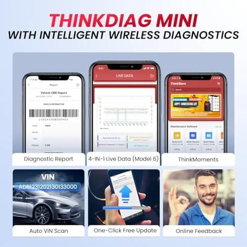 thinkcar Thinkdiag Mini Bluetooth OBD2 Scanner Diagnostic Tool | Full System Scan for iOS & Android thumbnail 6