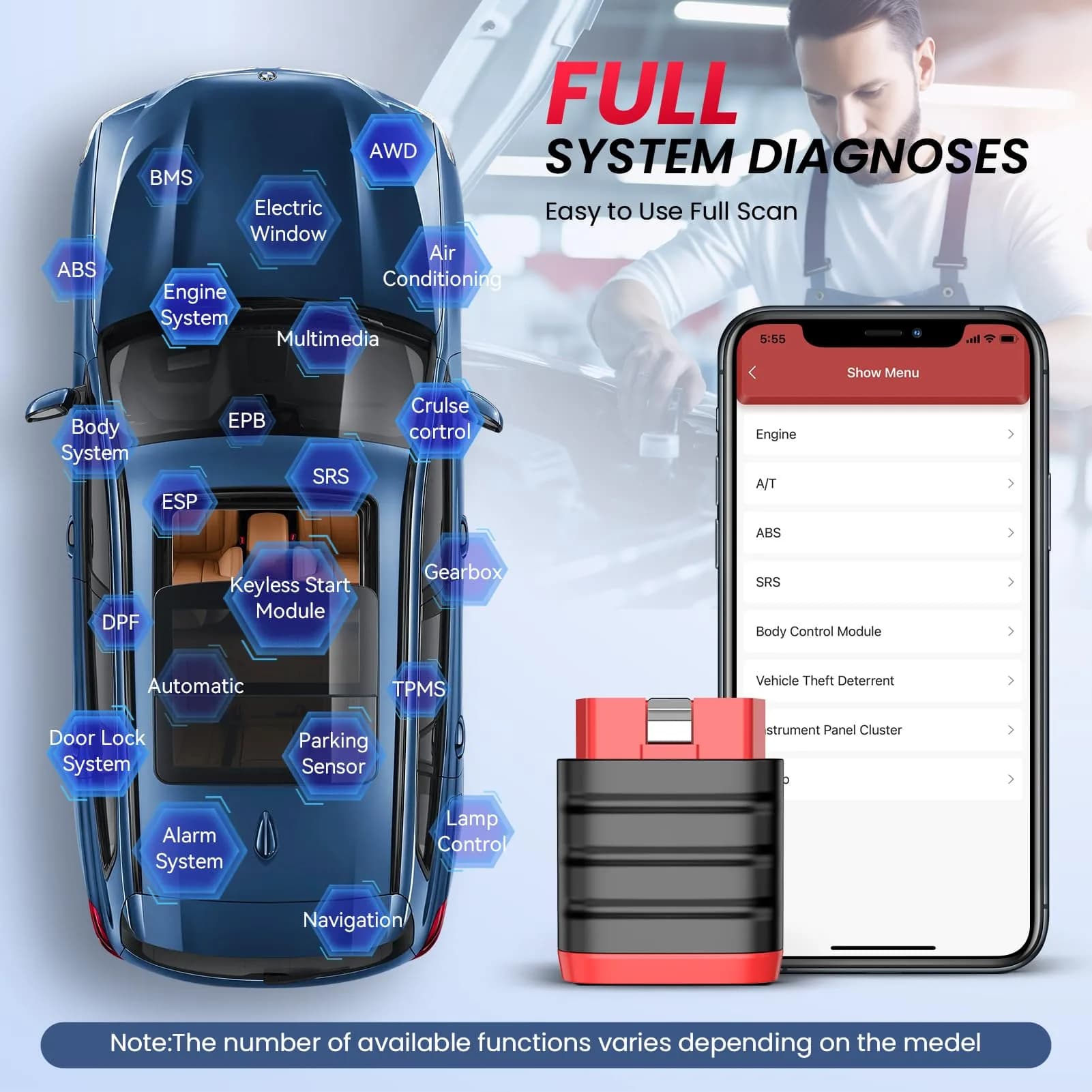 thinkcar Thinkdiag Mini Bluetooth OBD2 Scanner Diagnostic Tool | Full System Scan for iOS & Android - view 2