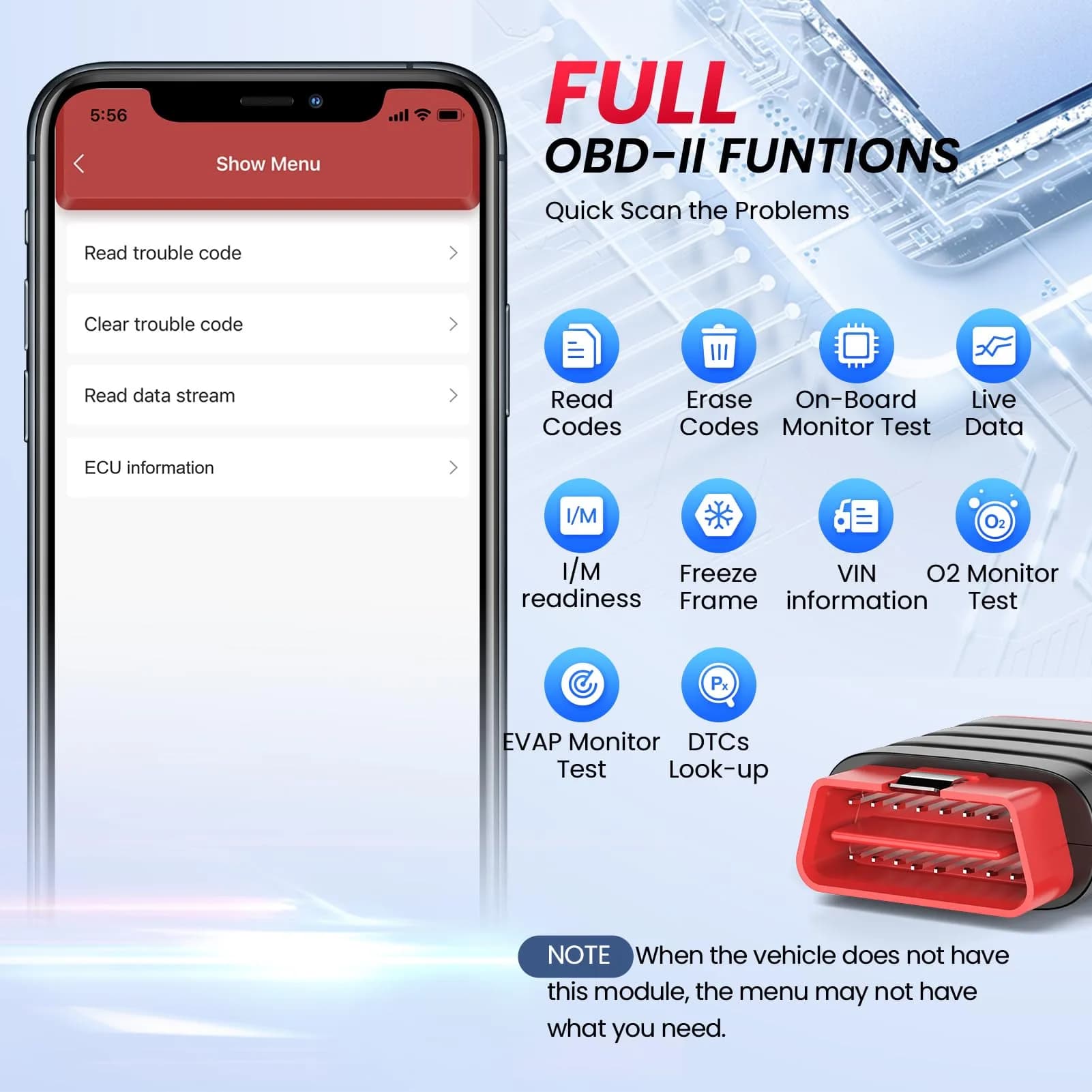 thinkcar Thinkdiag Mini Bluetooth OBD2 Scanner Diagnostic Tool | Full System Scan for iOS & Android - view 3
