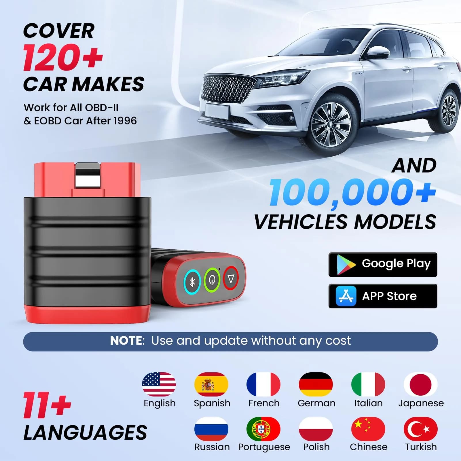 thinkcar Thinkdiag Mini Bluetooth OBD2 Scanner Diagnostic Tool | Full System Scan for iOS & Android - view 4