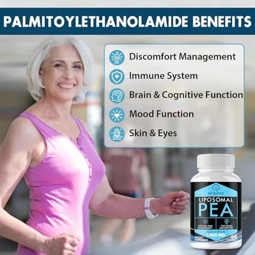 Ulmubra Liposomal Palmitoylethanolamide 1300 MG + Luteolin 100 MG | Superior Absorption for Discomfort Relief (70-120 chars) thumbnail 5