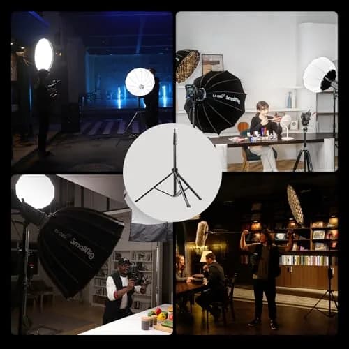 SMALLRIG RA-S200 Light Stand 6.6ft Aluminum Adjustable Support for Photography & Studio Use thumbnail 6