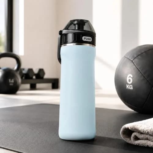 SIPX Insulated Water Bottle 18 oz | Leakproof Triple Insulated Stainless Steel, BPA-Free, Slim Durable Bottle for School, Gym & Office, Blue thumbnail 5