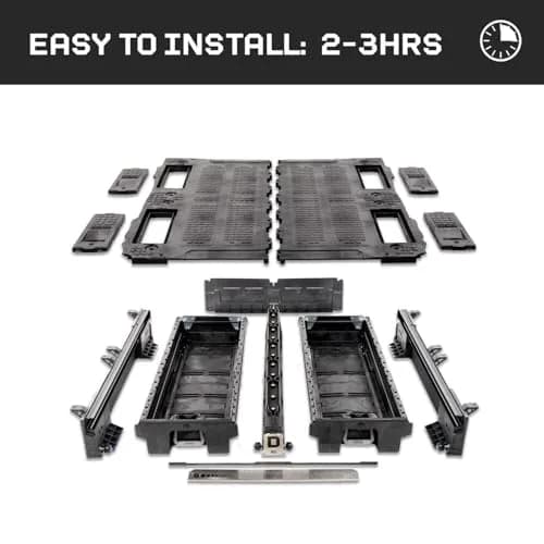 DECKED Truck Bed Storage System Compatible with Chevy Silverado & GMC Sierra 1500 5'9" Bed | Rugged USA Made thumbnail 5