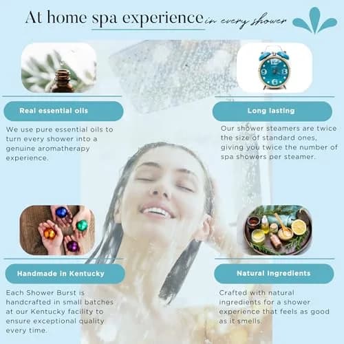 hydraAromatherapy Shower Burst Tablets Winter | Essential Oil Steamers for Relaxation & Refreshing Aromas thumbnail 6