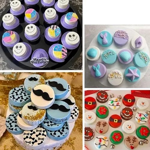 OCPO Kitchen Cylinder Silicone Mold for Baking Mousse Cake, 15 Cavities | Easy Release Dessert & Chocolate Mold thumbnail 7