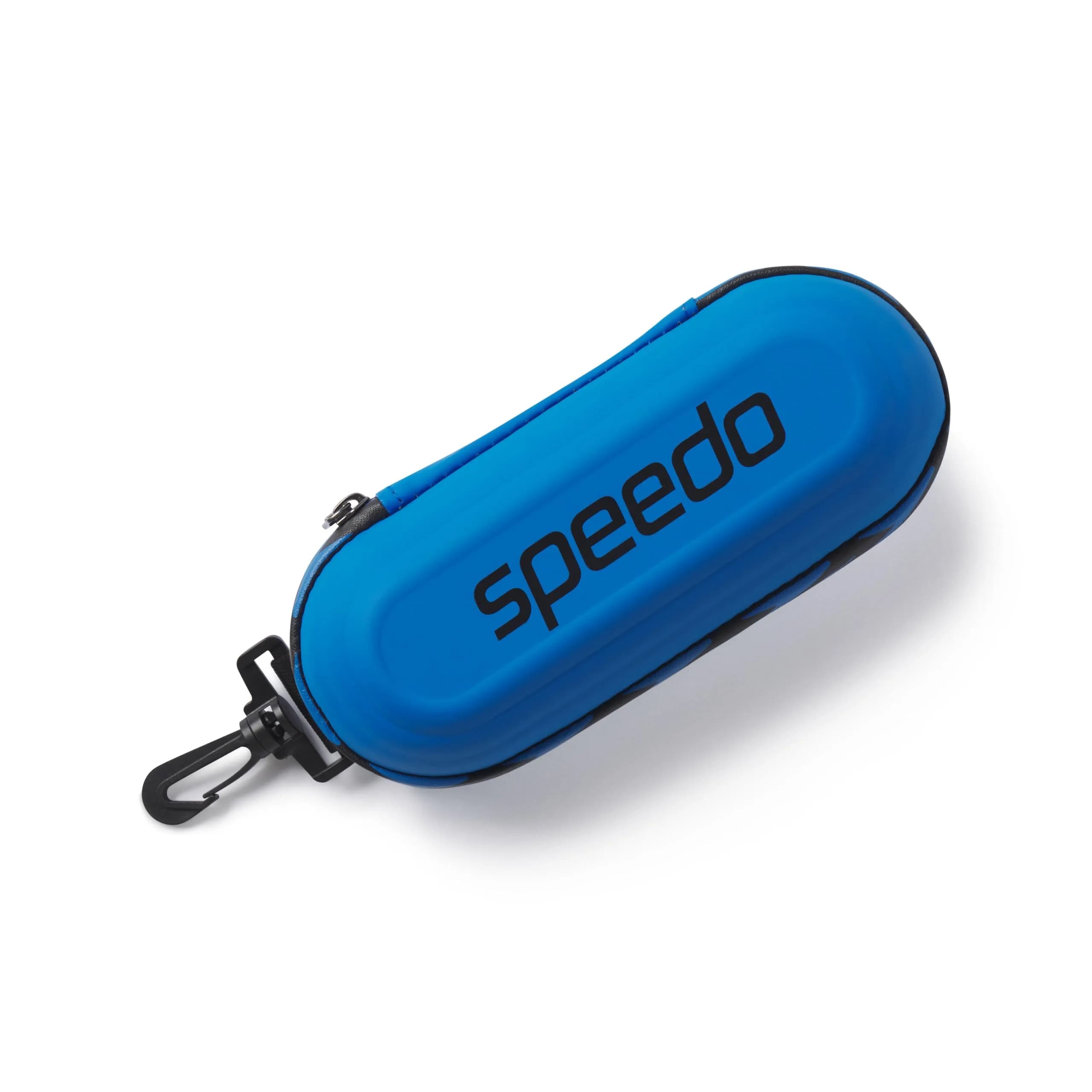 Speedo Unisex Swim Goggle Protective Case with Clip Attachment & Internal Padding — Blue