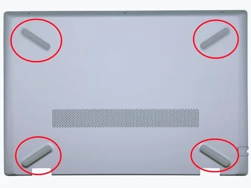 HSSDTECH Bottom Case Rubber Feet Strip for HP Pavilion 15-CS 15-CW 4.8 cm (1.88 Inch) | Heat Dissipation & Slip Resistance thumbnail 4