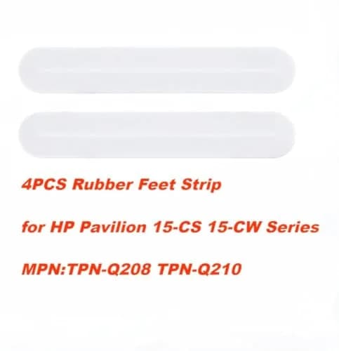 HSSDTECH Bottom Case Rubber Feet Strip for HP Pavilion 15-CS 15-CW 4.8 cm (1.88 Inch) | Heat Dissipation & Slip Resistance thumbnail 2