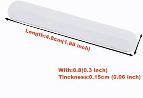 HSSDTECH Bottom Case Rubber Feet Strip for HP Pavilion 15-CS 15-CW 4.8 cm (1.88 Inch) | Heat Dissipation & Slip Resistance thumbnail 3