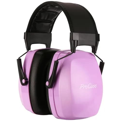 ProCase SNR33dB Noise Reduction Earmuffs, Adult Hearing Protection, Purple | ANSI S3.19 Certified thumbnail 1