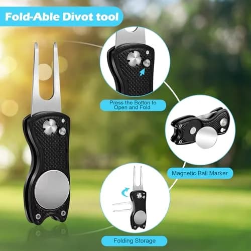 HUIJUTCHEN Golf Club Cleaning Kit | Complete Golf Accessories for Men & Women thumbnail 4
