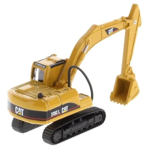 Diecast Masters Cat 315C L Hydraulic Excavator 1:87 HO Scale Model | ASTM-Tested Construction Toy thumbnail 5