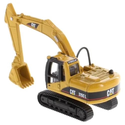 Diecast Masters Cat 315C L Hydraulic Excavator 1:87 HO Scale Model | ASTM-Tested Construction Toy thumbnail 3