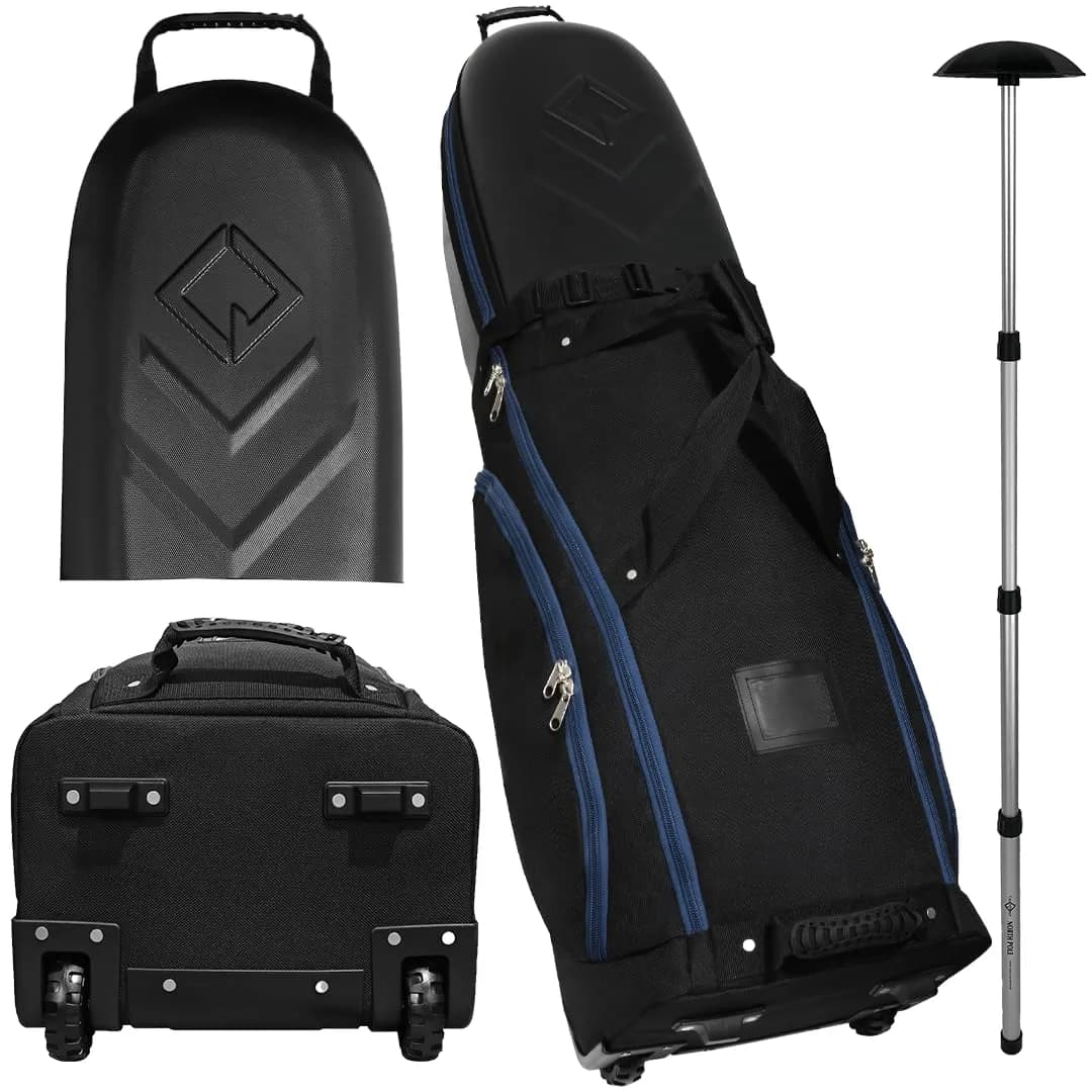 CaddyDaddy Enforcer Golf Travel Bag Crush Resistant Hard Top Protection | Airline Approved Durable Case - main product image