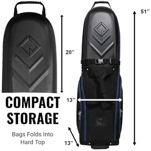 CaddyDaddy Enforcer Golf Travel Bag Crush Resistant Hard Top Protection | Airline Approved Durable Case thumbnail 4