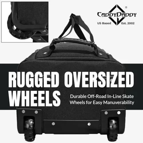 CaddyDaddy Enforcer Golf Travel Bag Crush Resistant Hard Top Protection | Airline Approved Durable Case thumbnail 5