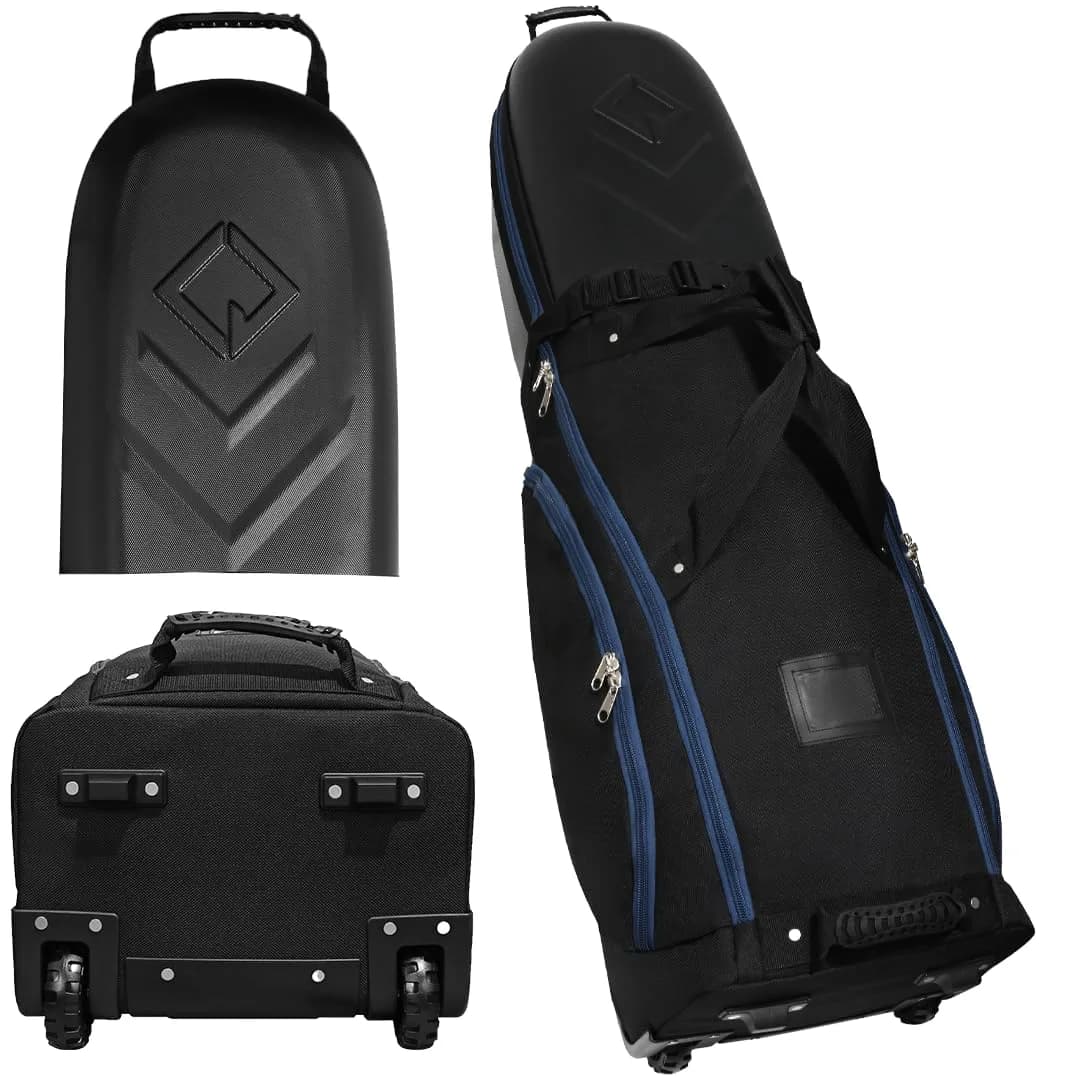 CaddyDaddy Enforcer Golf Travel Bag Crush Resistant Hard Top Protection | Airline Approved Durable Case