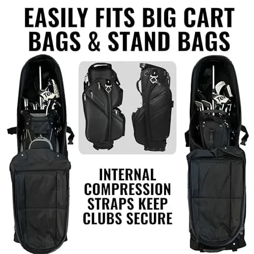 CaddyDaddy Enforcer Golf Travel Bag Crush Resistant Hard Top Protection | Airline Approved Durable Case thumbnail 6
