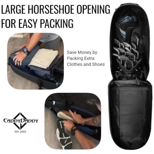 CaddyDaddy Enforcer Golf Travel Bag Crush Resistant Hard Top Protection | Airline Approved Durable Case thumbnail 7