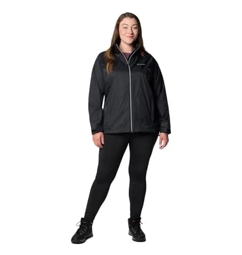 Columbia Switchback IV Rain Jacket, Black, X-Small | Lightweight, Packable Waterproof Rainwear thumbnail 4