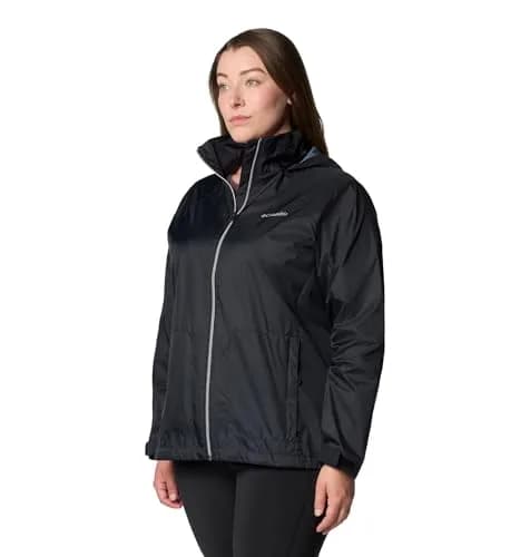 Columbia Switchback IV Rain Jacket, Black, X-Small | Lightweight, Packable Waterproof Rainwear thumbnail 5