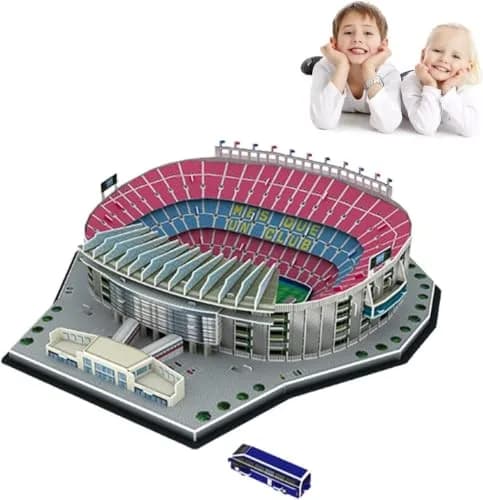 ISFIBA Camp Nou Stadium 3D Puzzle 37.8cm x 39.6cm (14.9" x 15.6") | Educational STEM Toy for Ages 12+ thumbnail 4