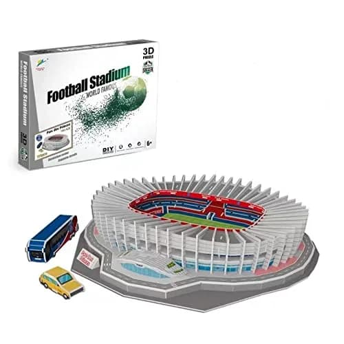 ISFIBA Parc des Princes 3D Football Stadium Puzzle 111 Pieces | Educational Toy for Kids & Adults thumbnail 3