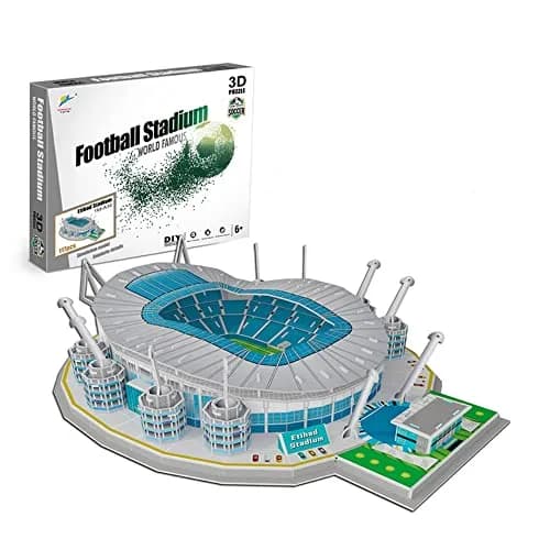 ISFIBA Classic Football Stadium Puzzle 13.4 x 16.7 inches | 3D Paper Model Building Kit thumbnail 3