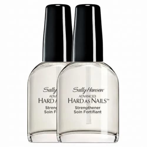 Sally Hansen Advanced Hard as Nails Nail Polish Clear 0.45 Fl Oz (Pack of 2) | Strengthens & Protects Natural Nails thumbnail 1
