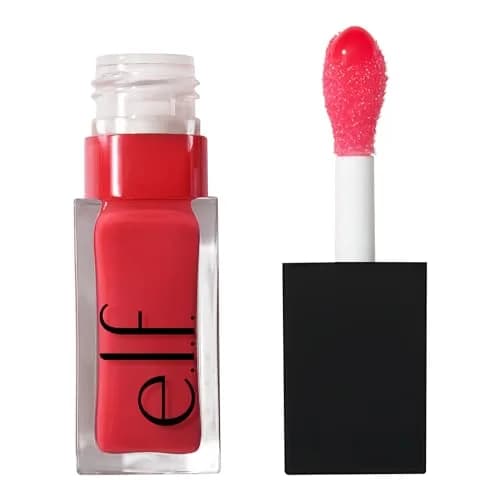 e.l.f. Glow Reviver Lip Oil, Tinted, Hydrating & Non-Sticky, Red Delicious | Sheer, High-Gloss Lip Nourishment thumbnail 1