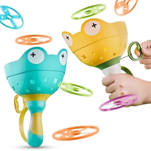 pamexin Outside Toys for Kids Ages 4-8 | Manual Catching Game with 24 Discs thumbnail 1