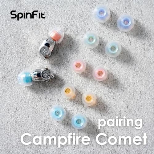 SpinFit W1 for IEM - SS - Patented Medical-Grade Silicone Ear Tips, Double W-Shaped Tube Core, More Stability | Audiophile Upgrade thumbnail 6