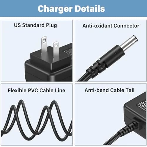 HIENADTOR 26V Vacuum Cleaner Charger | UL Certified Cordless Stick Vac Power Adapter thumbnail 3