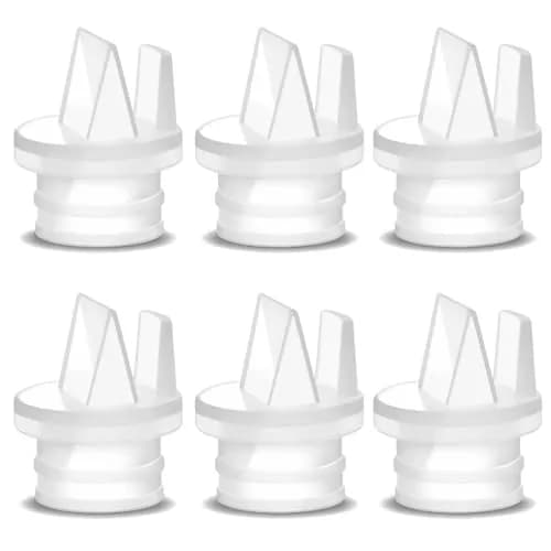 Maymom 2nd Generation Duckbill Valves with Pull Tab, 6 Count | Compatible with Spectra, Medela, Motif Luna Pumps thumbnail 1