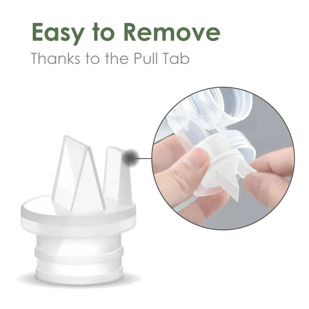 Maymom 2nd Generation Duckbill Valves with Pull Tab, 6 Count | Compatible with Spectra, Medela, Motif Luna Pumps - view 8