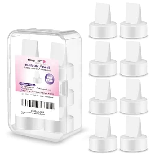 Maymom Duckbill Valves 8 Count White | BPA-Free Replacement for Spectra S1 S2 Pumps thumbnail 1