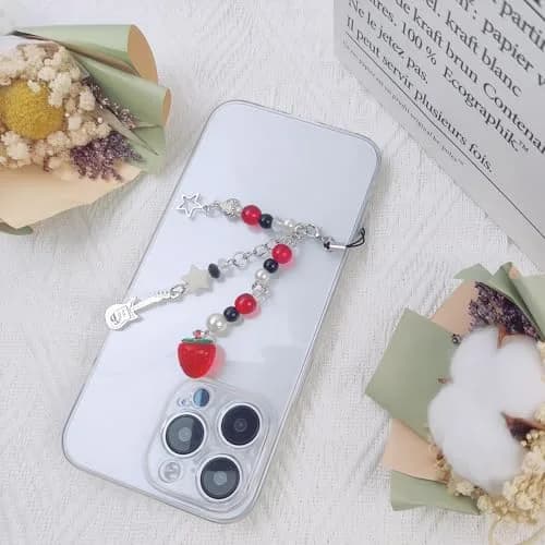 cioatu Phone Charm Strawberry Butterfly Star | Y2K Aesthetic Accessory thumbnail 5