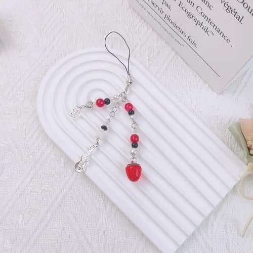 cioatu Phone Charm Strawberry Butterfly Star | Y2K Aesthetic Accessory thumbnail 3