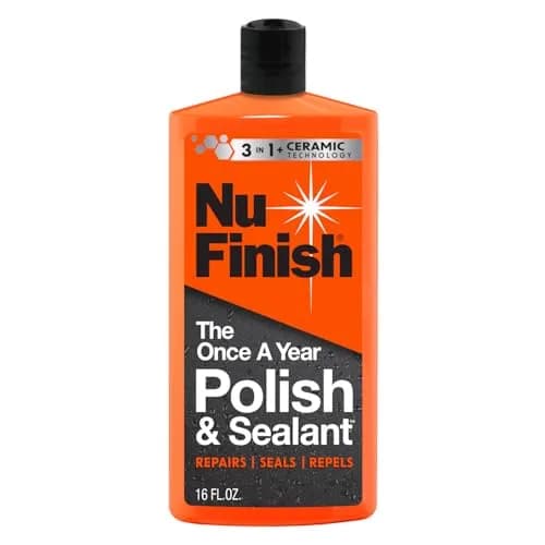 Nu Finish Once A Year Polish and Sealant 473ml (16 oz) | Professional Car Polish & Sealant for Long-Lasting Shine thumbnail 1