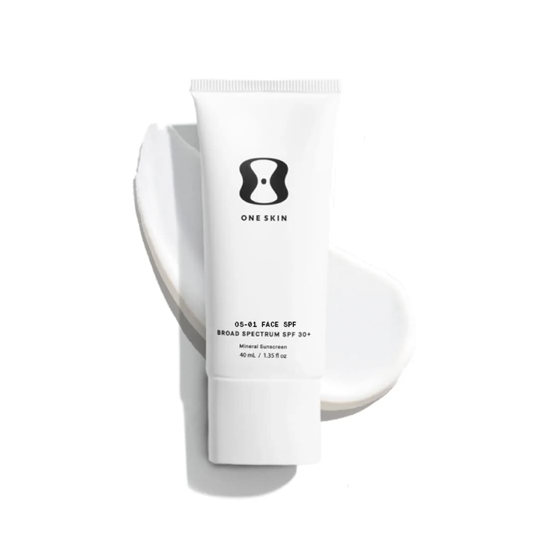 oneskin OS-01 Face SPF 30 Mineral Sunscreen 40mL | Broad Spectrum, Untinted, Lightweight — Untinted