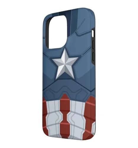 Marvel Captain America Steve Rogers Uniform Case for iPhone 15 Pro Max | Superhero Design & Shock-Resistant thumbnail 2