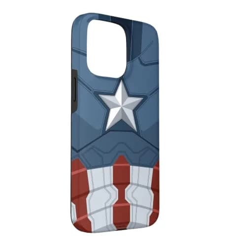 Marvel Captain America Steve Rogers Uniform Case for iPhone 15 Pro Max | Superhero Design & Shock-Resistant thumbnail 3