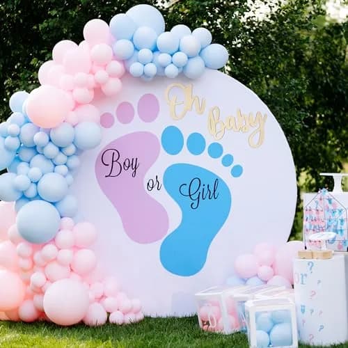 JTRF Oh Baby Sign Wood Color | Perfect for Baby Showers, Gender Reveal, 1st Birthday, Photo Backdrops thumbnail 7