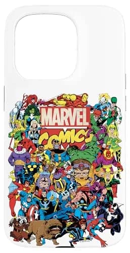 Marvel iPhone 15 Pro Marvel Comics Group Shot Case | Heavy Duty Protection (70-120 chars) thumbnail 1