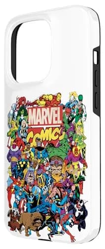 Marvel iPhone 15 Pro Marvel Comics Group Shot Case | Heavy Duty Protection (70-120 chars) thumbnail 2